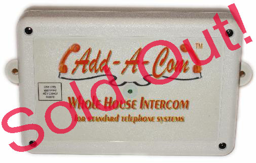 Add-A-Com Whole House Intercom for Standard Telephone Systems